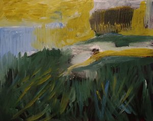 Green Hills Yellow Sky by Joackim Schou Dahle