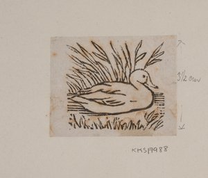 A Duck by Joakim Frederik Skovgaard