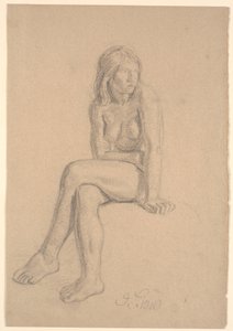 Seated Eve by Joakim Frederik Skovgaard