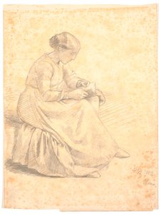 Seated, Reading Woman