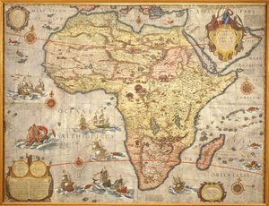Map of Africa in 1686 by Joan Blaeu by Joan Blaeu