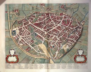 Map of Viterbo
