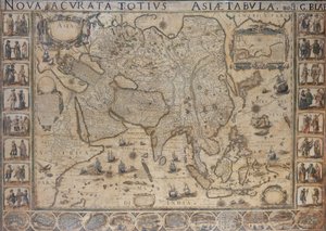 Nova & Acurata Totius Asiae Tabula, by G. Blaeu, c.1673 by Joan Blaeu