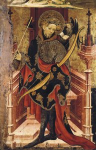 Saint Sebastian and Crucifixion by Joan or Juan Mates