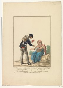 Standing Soldier with Lobster Seller by Joannes Bemme