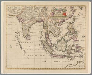 Map of Indonesia by Joannes L