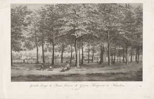 View of the Baan in Haarlem by Joannes Pieter Visser Bender