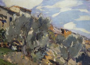 Village, Orange Grove by Joaquim Mir i Trinxet