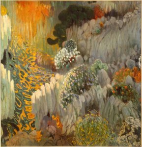 Oriental Panel Painting (Wall Decoration in Casa Trinxet)