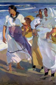 Fisherwomen of Valencia by Joaquin Sorolla