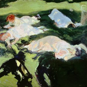 The Siesta by Joaquin Sorolla