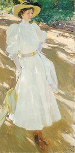 María at La Granja by Joaquín Sorolla