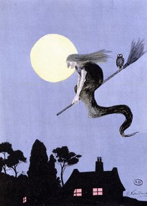 The Witches, If We Believe the Legends, Were the First to Practice Aviation by Joaquin Xaudaro
