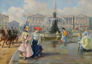 Place de la Concorde by Joaquín Pallarés Allustante