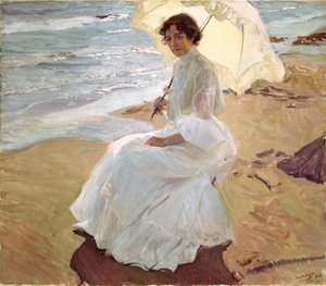 Clotilde on the Beach