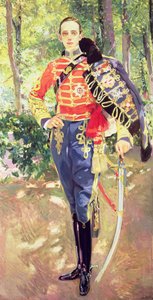 Portrait of King Alfonso XIII (1886-1941) Wearing the Uniform of the Hussars