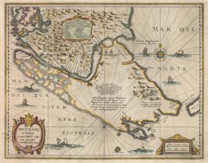 Freti Magellanici ac Novi Freti Vulgo Le Maire Exactissima Delineatio by Jodocus Hondius
