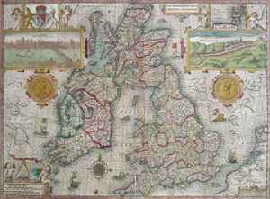 Map of the Kingdom of Great Britain and Ireland, 1610