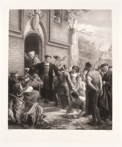 Bishop Rønnow Defended by Hans Tausen Against the Attack of the Common People by Joel Ballin