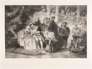 Henry VIII and Anne Boleyn by Joel Ballin