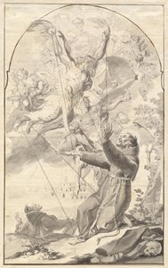 The Stigmatization of Saint Francis by Johan Baptist Enzensberger