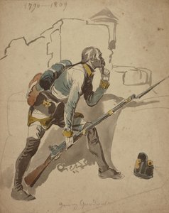 A Private Infantry of the Line (Possibly 27th Regiment, Hesse Cassell) by Johan Baptiste Heinefetter