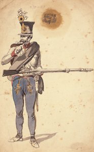 Private soldier of the Hungarian Infantry, 1835-1849 by Johan Baptiste Heinefetter