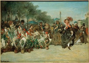Flower Market on Boulevard Richard-Lenoir