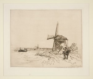 The Towpath by Johan Barthold Jongkind