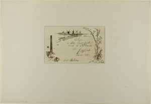 Title Page, from Cahier de six eaux-fortes, vues de Hollande