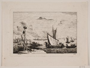 Coastal Scene by Johan Bülow