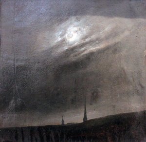 Moon Night over Dresden by Johan Christian Dahl