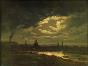 Nocturnal View of Dresden