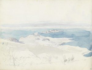 View Over the Gulf of Naples from Monte St. Angelo by Johan Christian Dahl