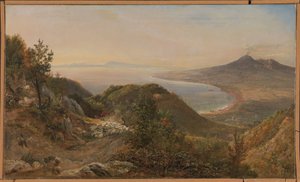 View from Pimonte by Johan Christian Dahl