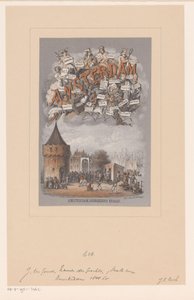 Cover for: Amsterdam. Origin and Derivation of the Names of the Canals, Islands, Squares, Streets, Alleys, Bridges, Locks, and Towers of This City by Johan Coenraad Leich