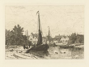 View of the Harbor of Spakenburg