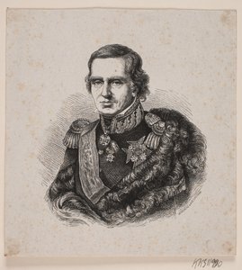 Unknown Soldier with Swedish Grand Cross Star by Johan Frederik Rosenstand