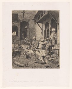 Smoking Turkish Men by Johan Georg Otto graf von Rosen