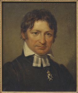 Portrait of Frans Mikael Franzen by Johan Gustaf Sandberg
