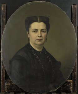 Jeanette Antoinette Pietermaat (1818-70), Wife of Pieter Mijer by Johan Heinrich Neuman (signed by artist)