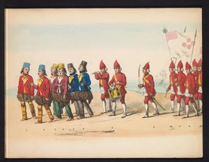 Masquerade of the Delft Students, 1857 (Plate 1)