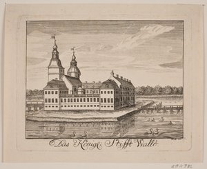 Vallø Castle by Johan Herman Thiele
