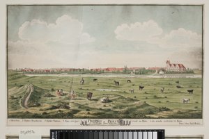 View of Præstø by Johan Jacob Bruun