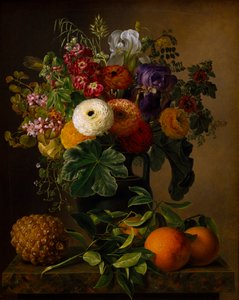 Still Life with Flowers in an Antique Vase