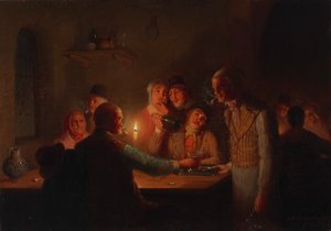 Dutch Tavern Scene by Johan Mengels Culverhouse