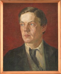 Portrait of the Swedish Painter Gustaf Wolmar by Johan Rohde