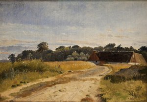 A Croft at Lodskov near Vognserup Manor. Study