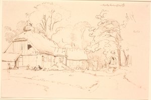 Farmhouse with a Stork