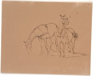 Horse Team by Johan Thomas Lundbye